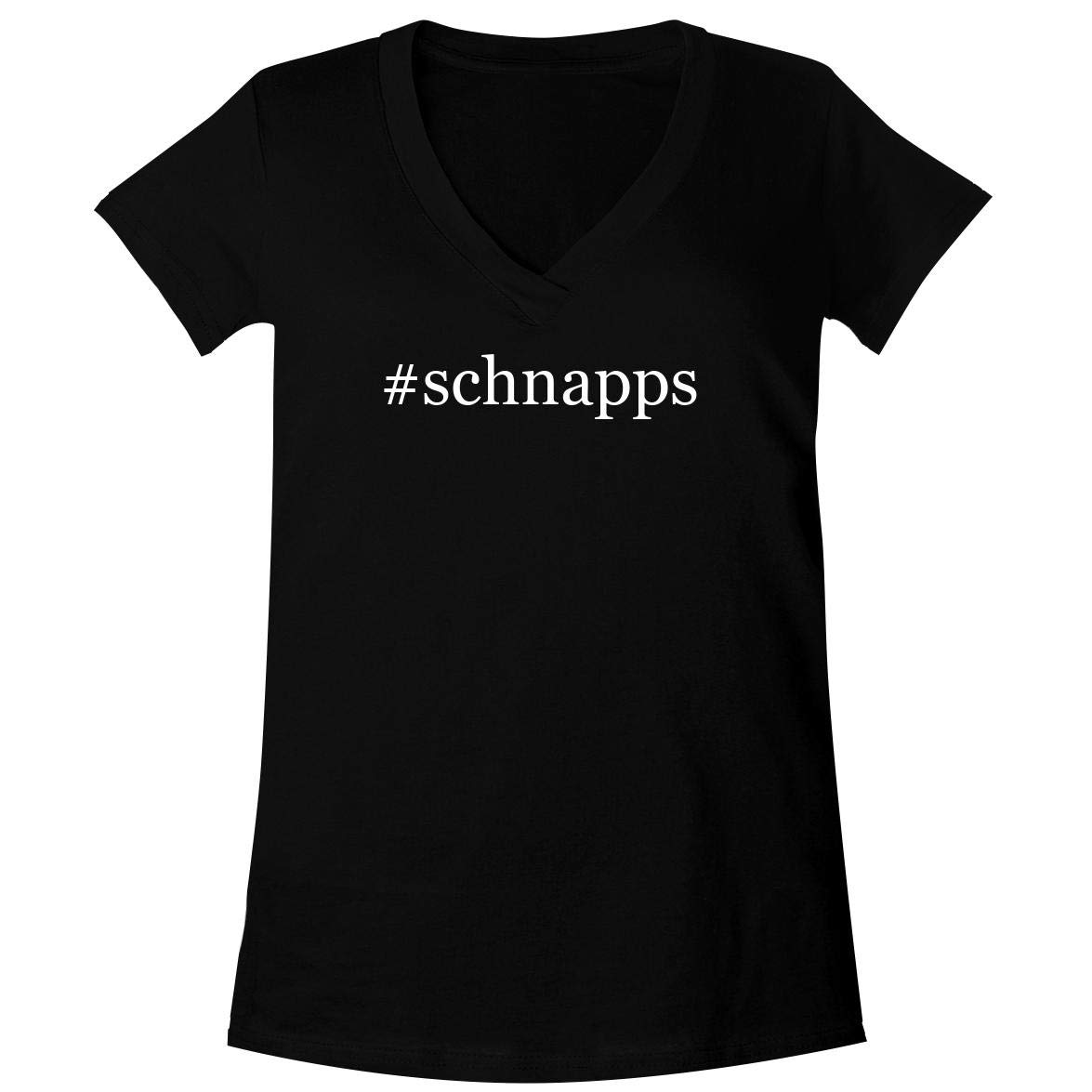 The Town Butler #Schnapps - A Soft & Comfortable Women's V-Neck T-Shirt