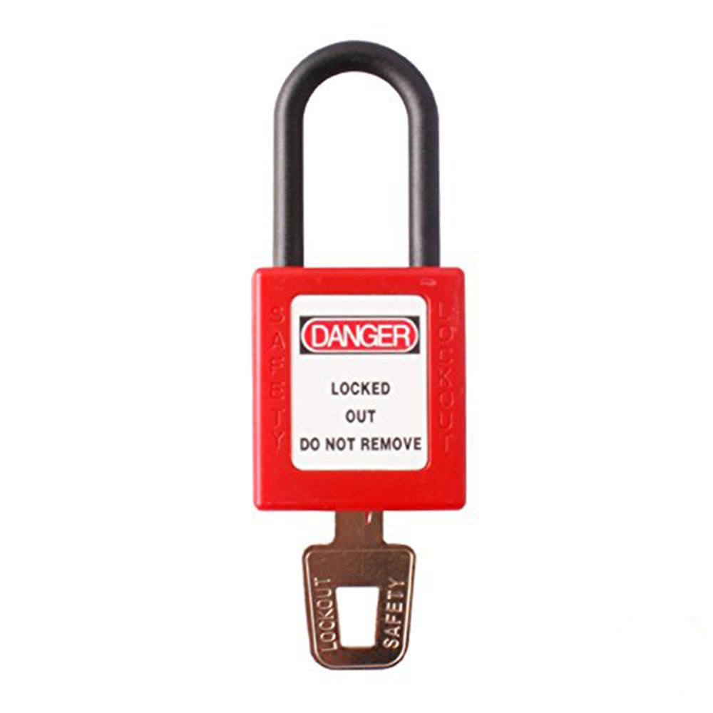 Leaderman Insulated Nylon 38Mm Padlock Mcb/Rcd Consumer Unit Lock Out/Off Lmpl8