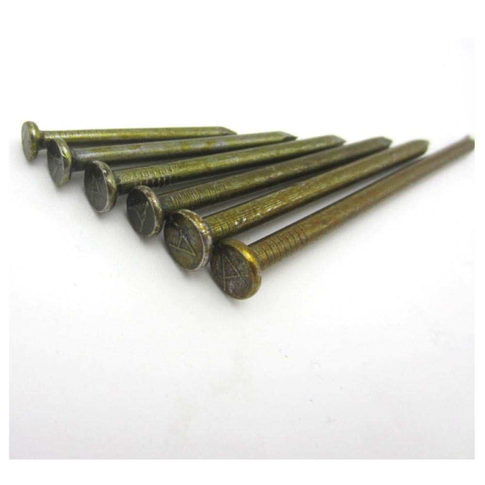 Clavos para madera, 30 clavos de cemento, clavos de acero, clavos de pared, clavos for pared, clavos de acero de alta resistencia for pared de ladrillos de hormigón, clavos redondos endurecidos(M4.0x8