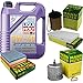 Produktbild QR-PARTS 69380492 Filter Set Inspektionspaket 5 Liter Motoröl Leichtlauf High Tech 5W-40 MANN-FILTER Innenraumfilter Kraftstofffilter Luftfilter Ölfilter