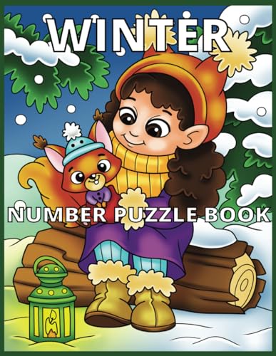 Winter Number Puzzle Book: Over 160+ Brain Games and Activities Featuring Mazes, Fill in The Numbers, Search and Find, Classic 9x9 Easy Sudoku With ... Gift Idea For Creative Puzzle Lovers. image 2