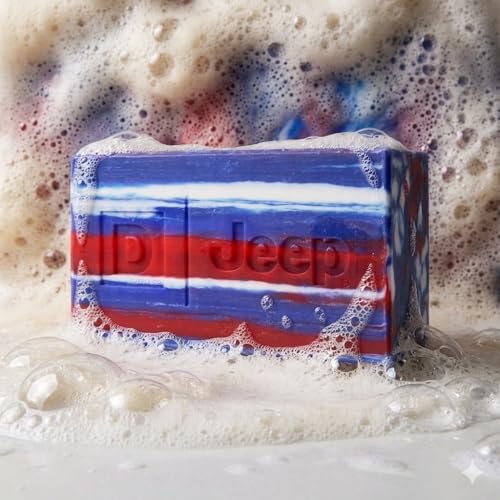 Image of Duke Cannon Supply Co. American Legend Jeep Bar Soap for Men, Virginia Cedar Scent, Triple Milled, 10 oz, Long Lasting, Natural Oils, Supports U.S. Veterans
