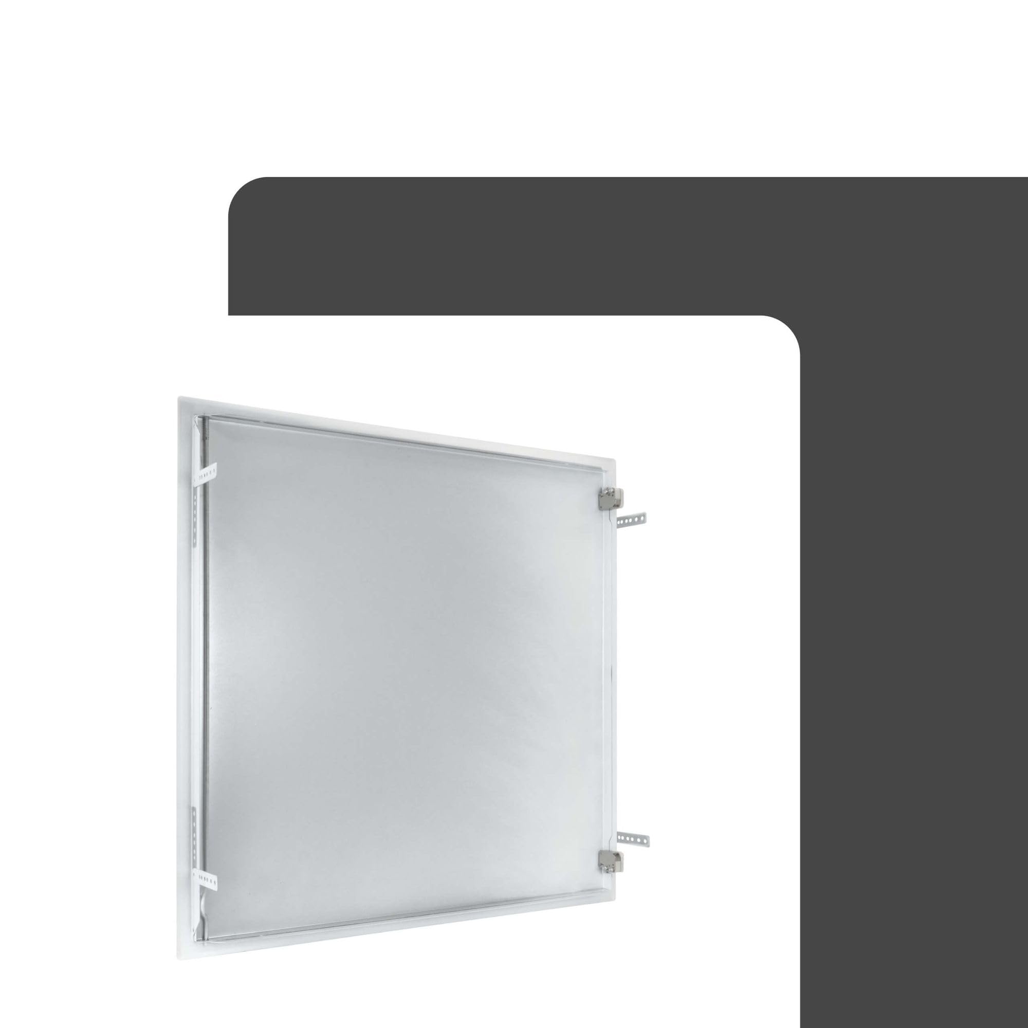 PROTEKTOR 60cm x 60cm sportello d’ispezione in acciaio con chiusura a scatto Bianco