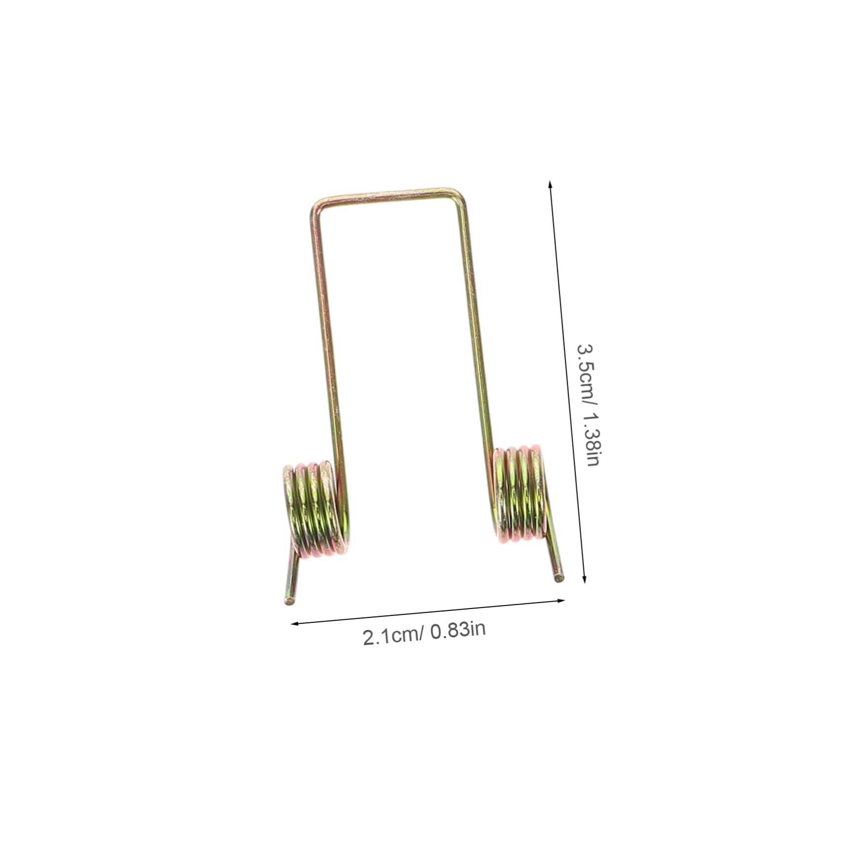 KOMBIUDA 6pcs Trash Can Spring Garage Door Spring Garbage Bucket Torsional Spring Garage Torsional Spring Can Lid Torsional Spring Trashcan Bucket Lid Torsional Spring Color Zinc Plating