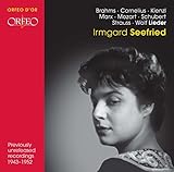  Brahms, Cornelius, Kienzl, Marx, Mozart, Schubert, Strauss & Wolf: Lieder
