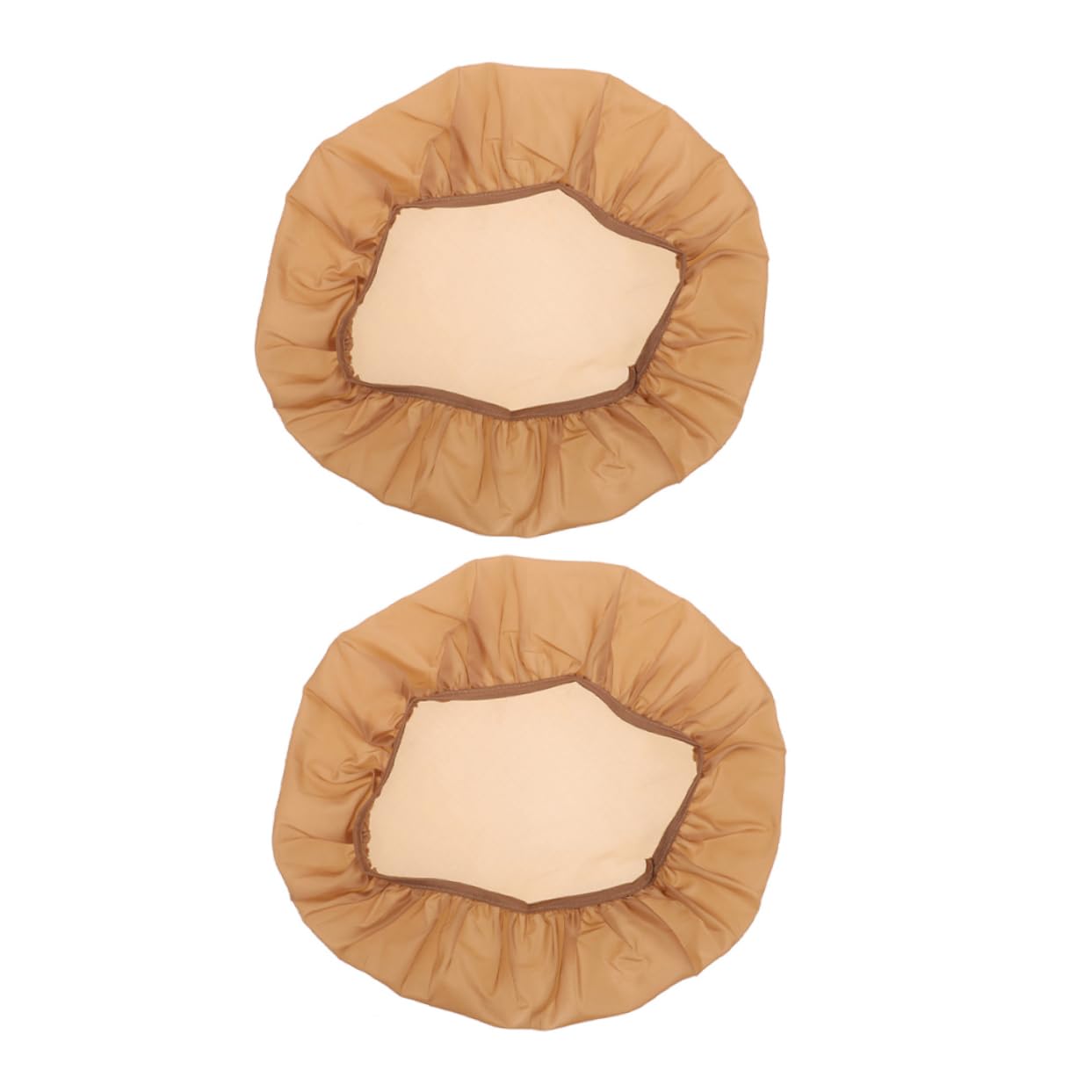NUOBESTY 2pcs Anti-Glare Lampshade Fabric Diffuser for Ceiling and Pendant Lights, Universal 17-28cm Lamp Cover with Eye Protection, Brown Light Shield for Nursery and Home Lighting
