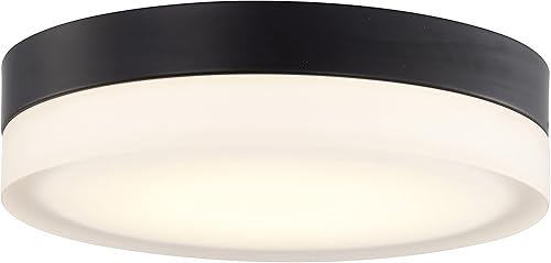 Miniatura 2 de Nuvo 62469 Pi 11 pulgadas, accesorio LED de montaje empotrado, color negro