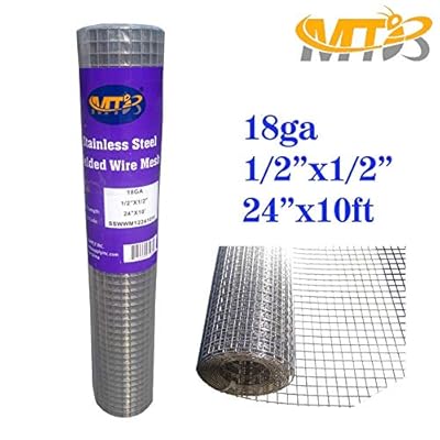Buy Mtb Ss304 Stainless Steel Welded Wire Mesh 24 Inches X 10 Feet 1 2 Inch X 1 2 Inch Mesh 18ga 1 2mm Online In Ukraine B076wsj39z Buy Mtb Ss304 Stainless Steel Welded Wire Mesh 24 Inches X 10 Feet 1 2 Inch X 1 2 Inch Mesh 18ga 1 2mm Online In Ukraine B076wsj39z