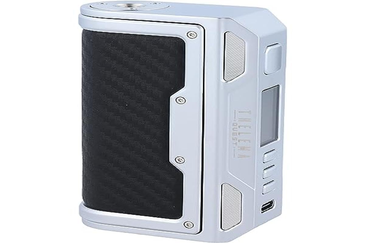 Lost Vape Thelema Quest Box Mod, support de batterie, 200 W, cigarette  électronique, couleur silver/carbon fiber, sans nicotine : Amazon.fr:  High-Tech