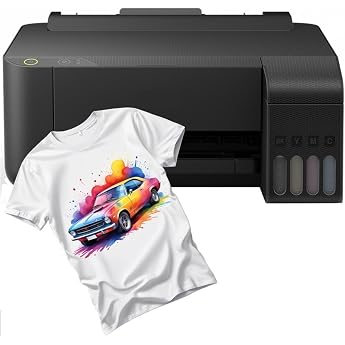 Dr. Inkjet Start060 - A4 DTF Printer for Light Cotton Fabrics, Polyester and Blended Fabrics