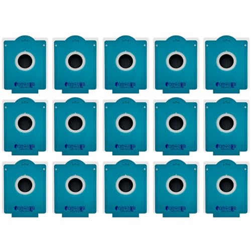 Sacs aspirateur VCA-ADB90 haute filtration avec poignée hermétique push-pull pack de 15