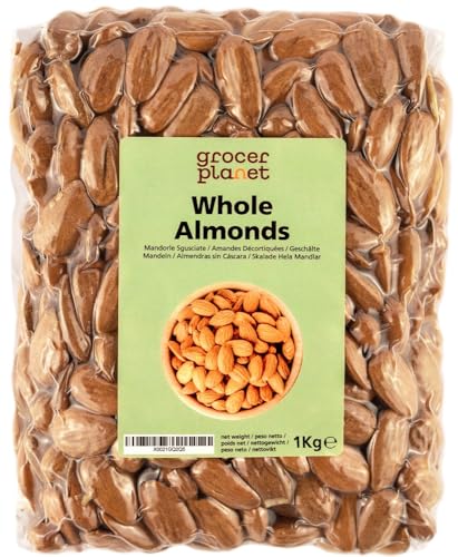 Grocer Planet - Mandorle Sgusciate Naturali (1Kg) | Origine Sicilia