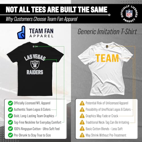 Image of NFL Gameday Cotton Blend T-Shirt for Men and Women - Licensed