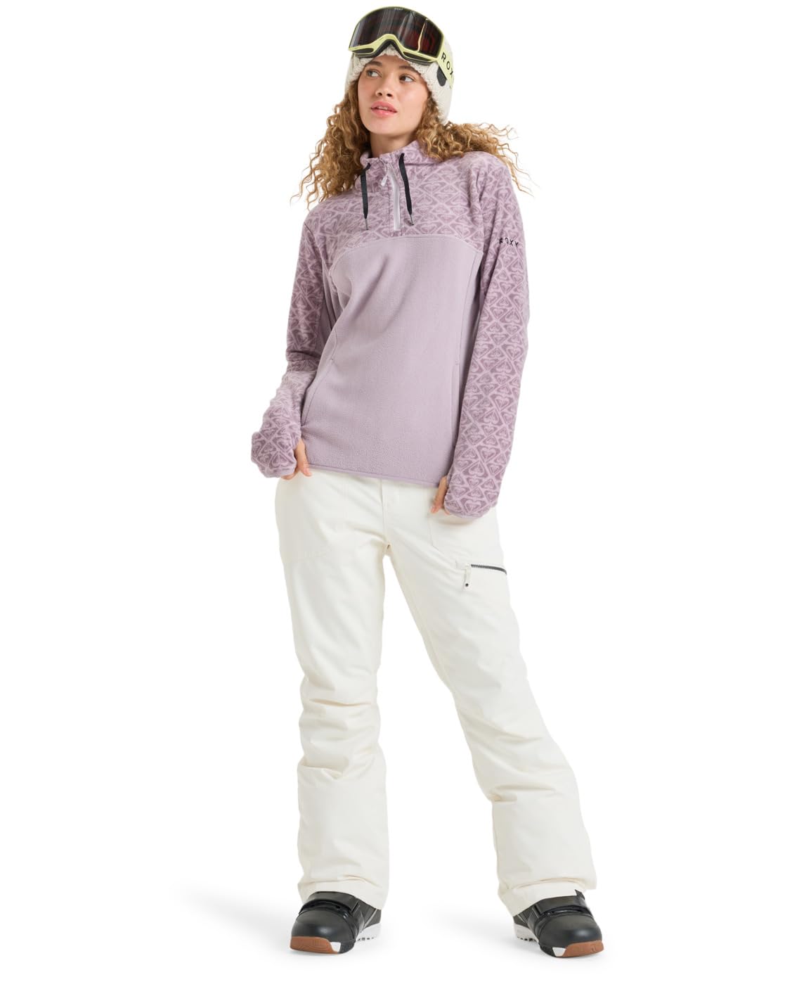 Roxy Sayna - Polar técnico con Media Cremallera para Mujer