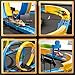 MSKOLER Car Race Track Sets for Kids 3 4 5 6 7 8 9 Years Old - Toy Car Track Set for Boys 3-5 6-8 8-12, Competitive Racing Game with 4 Small Cars, Boys Toy, Gifts Toys Cars for Toddlers Girls 3-8