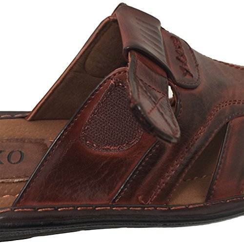 FLV Men's Sandals Open Toe Slide Casual Fisherman Summer Flip Flops Shoes3