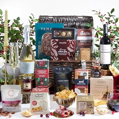 Luxury Christmas Hamper with Prosecco and Rioja Cover