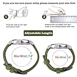 Ritche Christmas Gift Canvas Quick Release Watch Band 18mm 20mm 22mm 24mm Replacement Watch Straps for Men Women, White Elephant Gifts, Stocking Stuffers for Men - Image 5