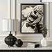 Poster Master Vintage Laughing Clown Poster - Retro Circus Clown Photograph Print - Freak Show Art - Gothic Gift for Men, Women, Circus Fans - Decor for Home, Office, Bedroom - 8x10 UNFRAMED Wall Art