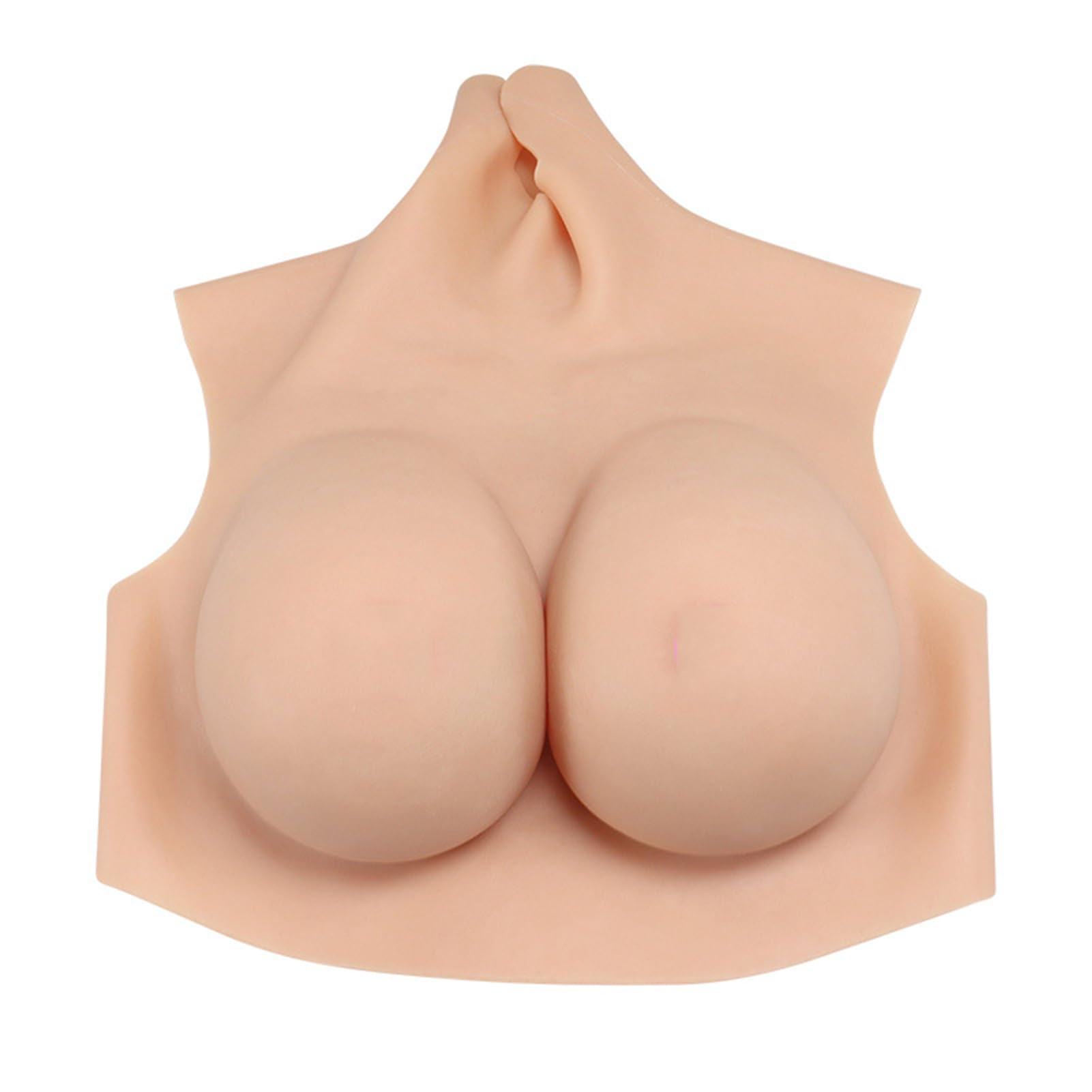 TUBETOP Faux Sein Demi-Longueur sans Peau Faux Sein Faux Poitrine Fournitures De Diffusion en Direct pour Cosplay Sein Artificiel Flesh-H