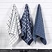 Ritz Terry Check Kitchen Towels: Highly Absorbent & Super Soft, 25