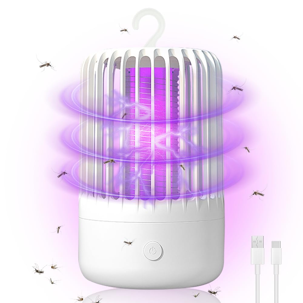 Elektryczny odstraszacz owadów, elektryczna pułapka na muchy z lampą UV, elektryczna pułapka na komary, elektryczna lampa na owady do użytku wewnętrznego/zewnętrznego, ochrona przed komarami na