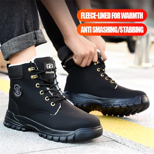 Image of Steel Toe Boots for Women Men Waterproof Lightweight Safety Shoes