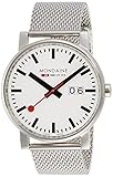 Mondaine EVO A627.30303.11SBM - Reloj para Hombres, Correa de Acero Inoxidable Color Plateado