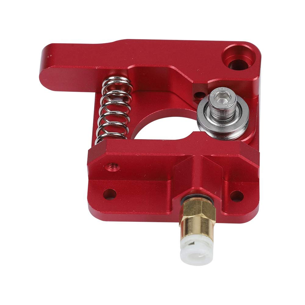 Wytłaczarka do drukarki 3D, ulepszony zamiennik całkowicie metalowego napędu podajnika ekstrudera MK-8 aluminium 1,75 mm dla Creality Ender 3, CR-10, CR-10S (lewa ręka)