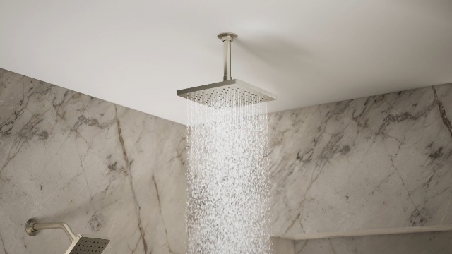 KOHLER K-26148-G-BN Honesty Square Rainhead, 1.75 GPM, 8