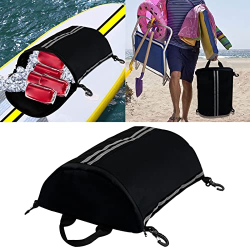 Bolsa seca impermeable Youngy de tela Oxford para kayak y canoa con ganchos para deportes acuáticos miniatura 2