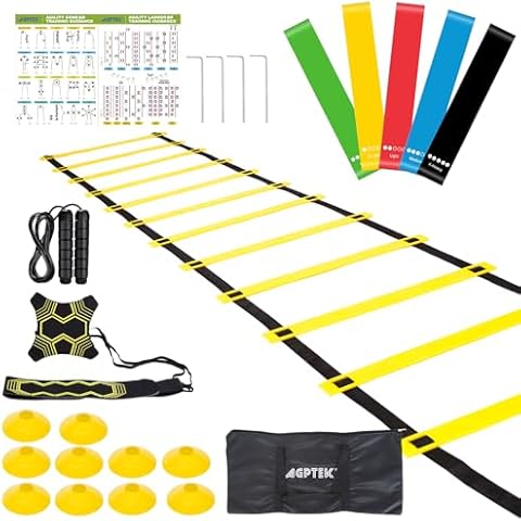 AGPTEK Agility Training Equipment Set for Soccer Cover