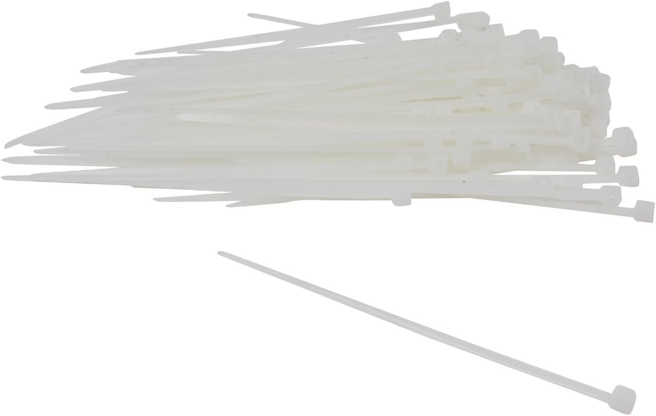 Nippon Labs CT-4MINI-NA 4-Inch Mini Cable Ties Natural 100-Pieces/Bag