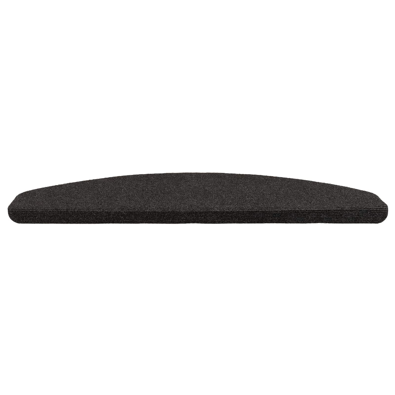 Lot de 15 tapis d'escalier autocollants en feutre anthracite