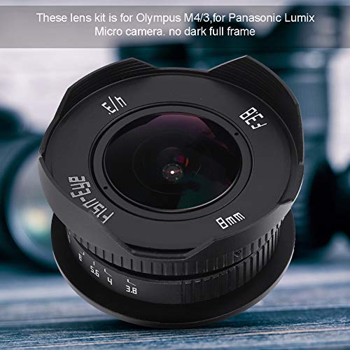 EBTOOLS Obiettivo grandangolare da 8 mm f / 3.8