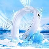 Monave Nackenventilator, Nackenventilator Leise 3 Turbo-Ventilatoren, Nackenventilator Testsieger Tragbarer Halsventilator