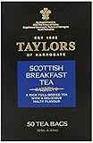 TAYLORS OF HARROGATE, Tea; Scottish Breakfast - 50 Teabags, Pack of 6