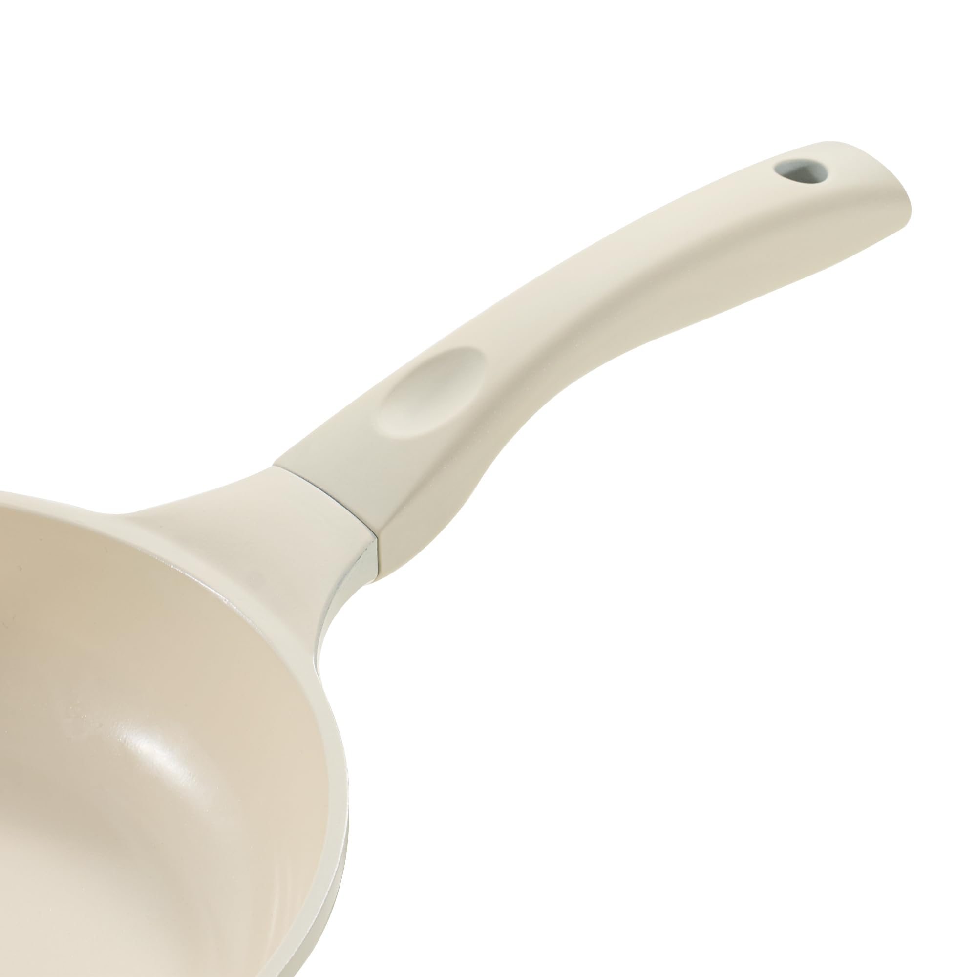 Redchef Abnehmbarer Topfgriff, Anti-Verbrühungs-Pfannengriff Ergonomischer für Kochgeschirr, Wokpfanne, Stielkasserolle (Beige)