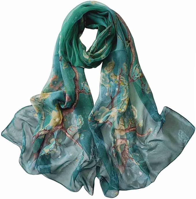 Chinnon Fabric Scarf 1.5m | Small Width Frill Ends | Lightweight Dupatta | Assorted Colors & Prints | Pack of 13