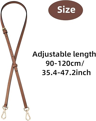 Miniatura 6 de Chispee Correa de repuesto de cuero para bolso de hombro, bandolera para Longchamp Hebillas Bolsas Accesorio, Estilo F