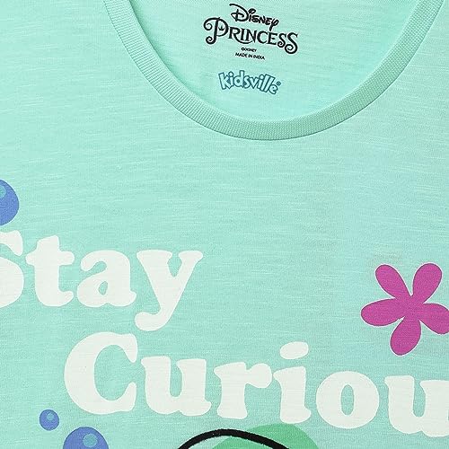 Image of Kidsville Girl's Printed Regular Fit T-Shirt
