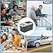 JOYFRIGO Portable Car Refrigerator, 6 Quart (6L) Dual-Use Electric Cooler, 12 Volt DC &110V AC, Compact Electric Fridge, 12V Small Fridge, Thermoelectric Cooler & Warmer for Car, RV, Camping, Plug-In