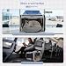Transportbox Katze 46x30x37cm bis 9kg, Faltbare Katzenbox mit Mesh & Matte