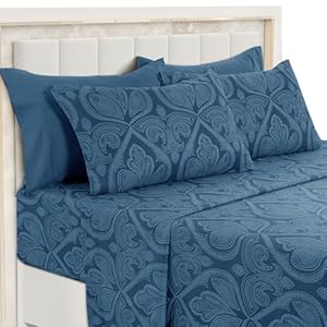 LUX Décor Paisley Queen Sheet Set ...