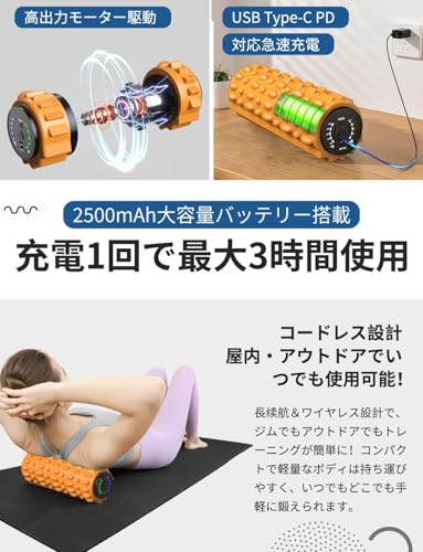 COOBST 振動フォームローラー の商品画像 3