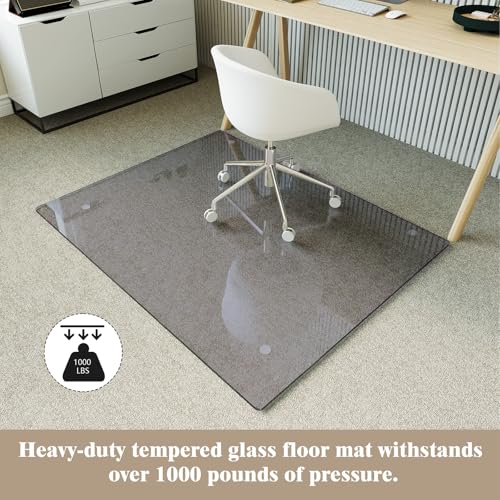 Image of Koonmi 36 inch x 46 inch Office Chair Mat for Hardwood Floors & Carpets