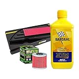Wartungskit Bardahl XTM Scooter 10 W40 Öl Luftfilter Kymco k-xct IE 125/300