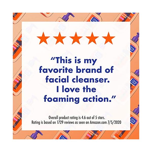 Clean-Clear-Essentials-Foaming-Facial-Cleanser-Oil-Free-Daily-Face-Wash-with-Glycerin-to-Remove-Acne-Breakout-Causing-Dirt-Oil-Makeup-Without-Over-Drying-8-fl-oz Clean & Clear Essentials Foaming Facial Cleanser, Oil-Free Daily Face Wash with Glycerin to Remove Acne Breakout-Causing Dirt, Oil & Makeup Without Over-Drying, 8 Fl Oz (Packaging may vary)
