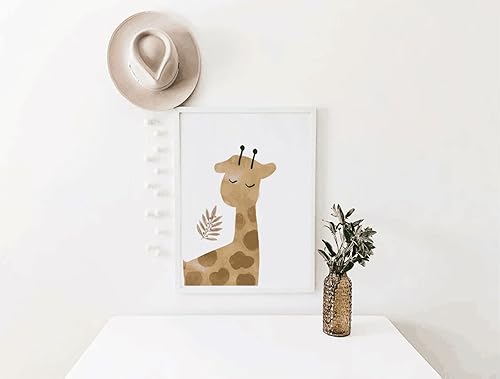 Miniatura 5 de Juego de 6 impresiones artísticas de pared para guardería, arte de pared bohemio para guardería, cuarto de bebé, lienzos, arte de pared para