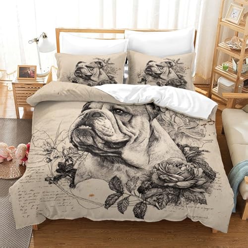 Housse de couette taureau microfibre super douce qualité king size - 3